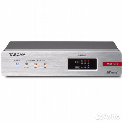 Конвертер Tascam MM-4D/IN-E Dante-Analogue