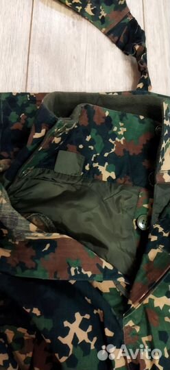 Брюки зимние военные в камуфляже флектарн