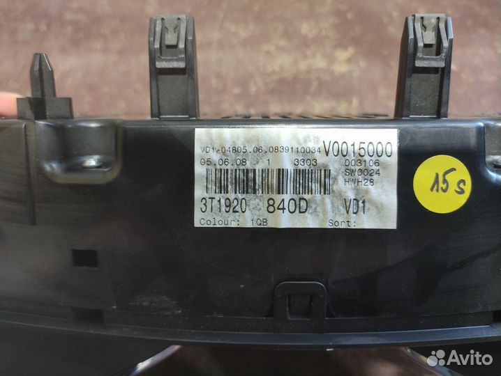 Панель приборов Skoda Superb 2