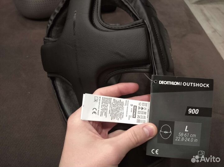 Бокс шлем и перчатки