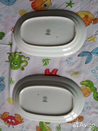 Тарелки фарфор гдр