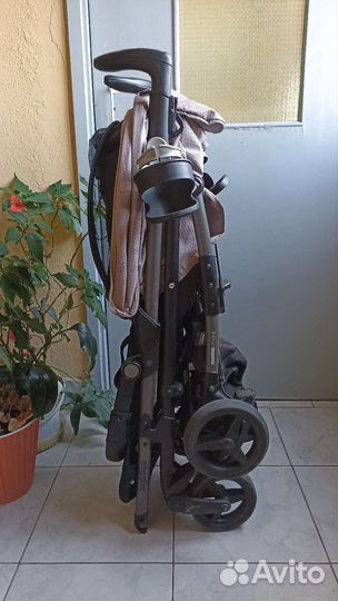 Прогулочная коляска peg-perego si бежевая