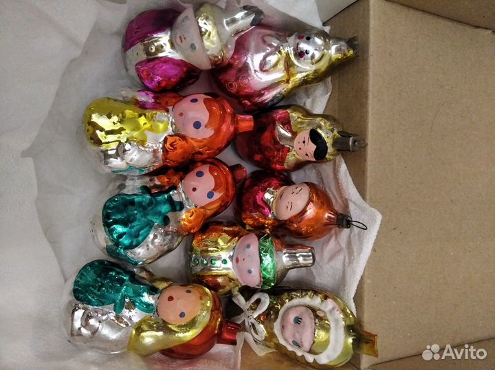 Елочные игрушки СССР