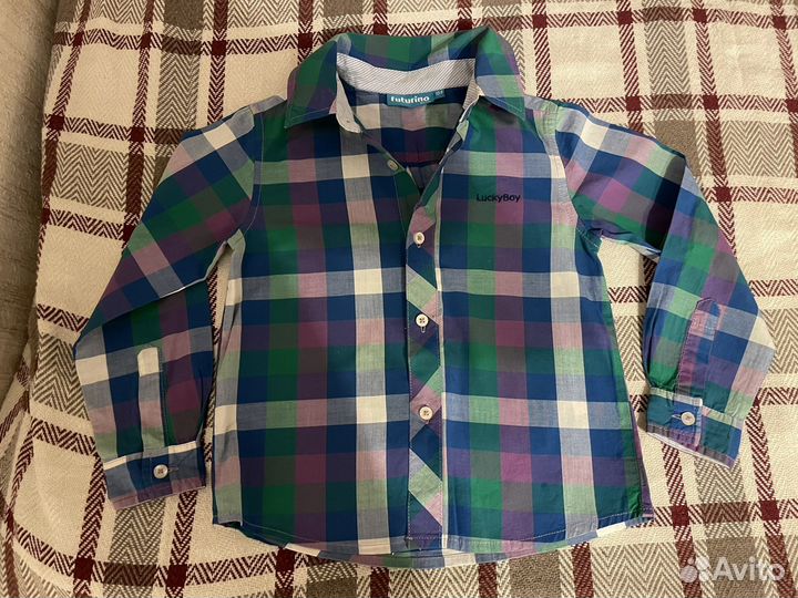 Рубашка детская для мальчиков Futurino 104 размер