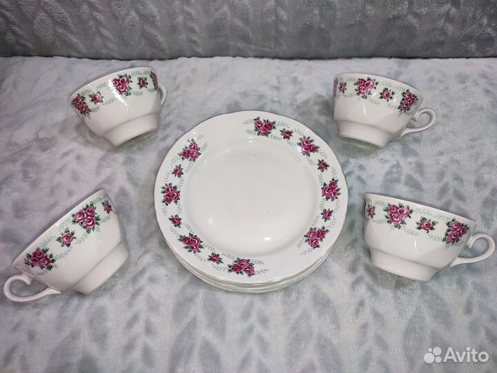 Чайный Сервиз СССР (Рижский фарфоровый завод)