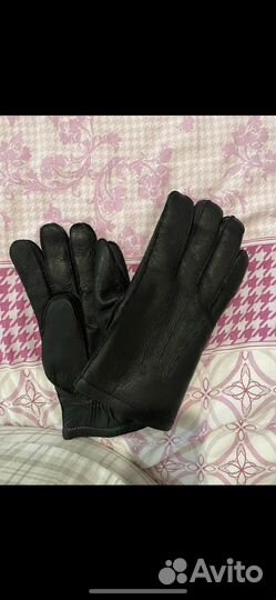 Мужские кожаные перчатки