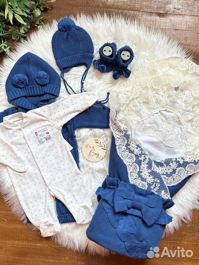 Конверт на выписку для мальчика осень новый