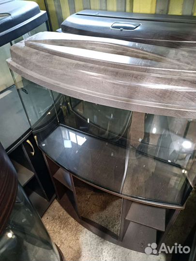 Аквариум 100 л с выгнутым стеклом