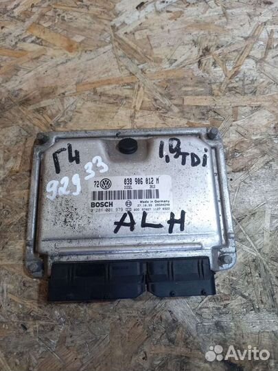 Эбу Двигателя Гольф 4 1.9 038906012M