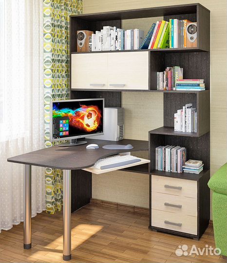 Стол угловой компьютерный ски-53