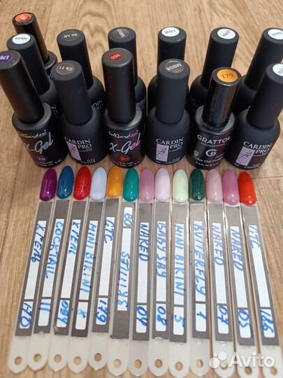 Набор гель лаков бу