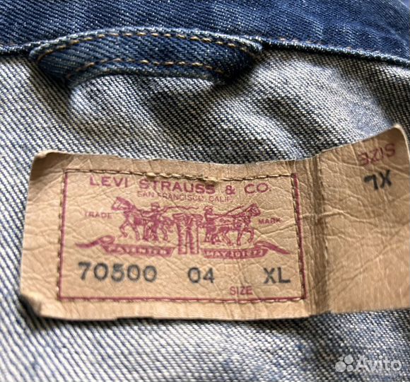Куртка джинсовая levi straiss & CO