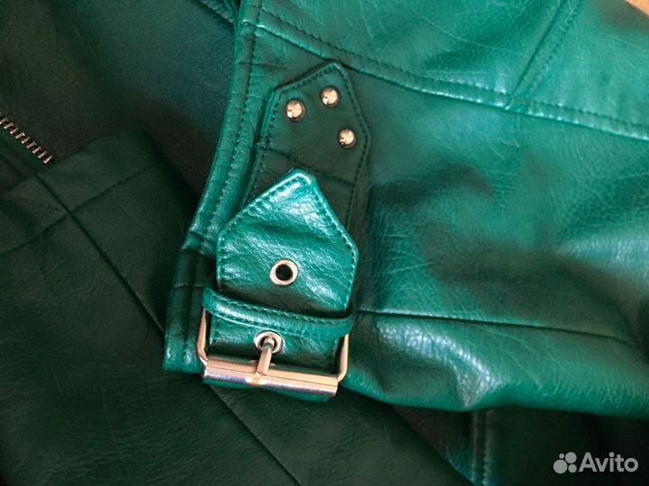 Кожаная косуха Bershka L