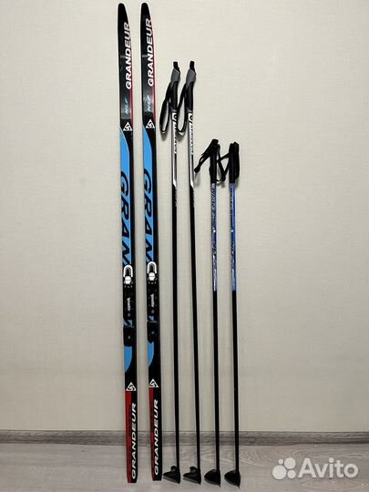 Беговые лыжи + палки