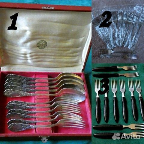 Столовые приборы времен СССР