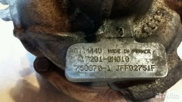 Турбина гарет тойота карола дизель d-4