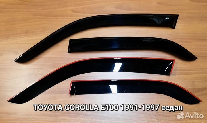 Дефлекторы окон Toyota Corolla E100 1991-1997 sd