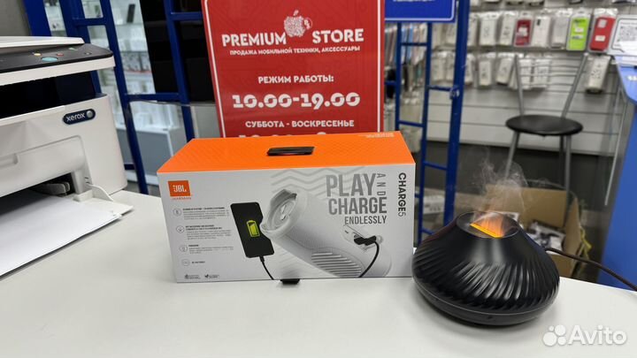 Колонка JBL Charge 5 Серебро Новая