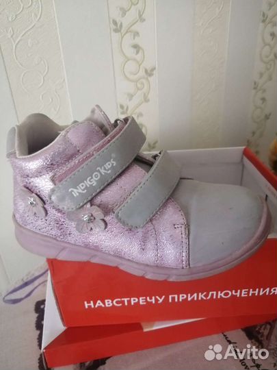 Детская обувь для девочек р27 ботиночки р29 крос