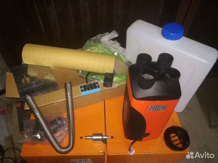 Автономный дизельный отопитель сухой фен 12в