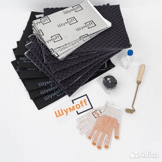 Вибро-шумоизоляция. Набор 