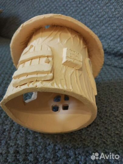 Подсвечник, фигурка из глины