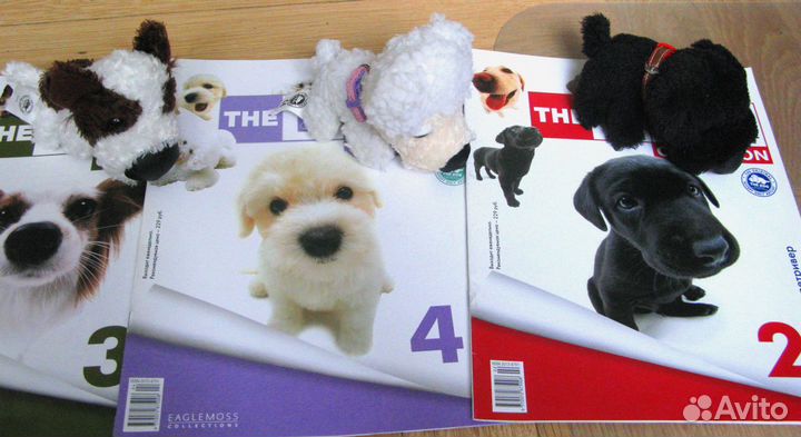 Деагостини Собачки(№№1, 24,32,41,50) Новые+Журналы