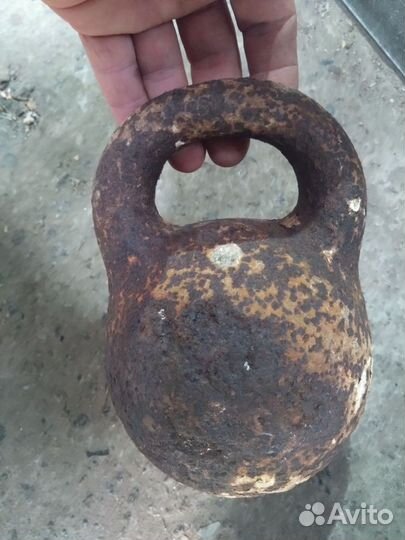 Старинная гиря 8кг