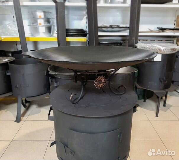 Садж - сковорода чугунная (35-55см)