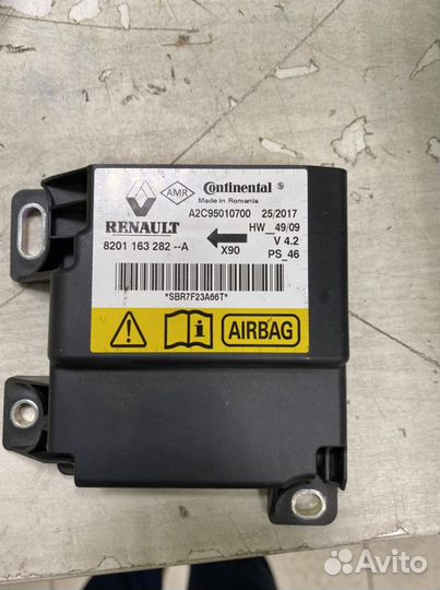 Блок SRS Renault Logan Sandero Daster