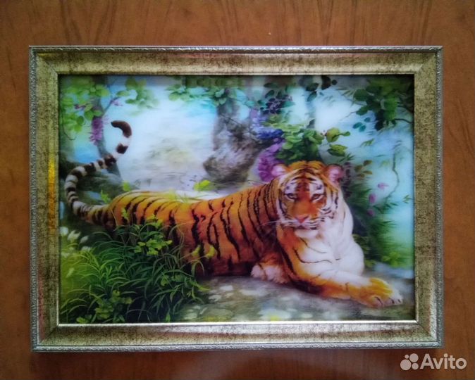 Картины с эффектом 3D Тигр - оберег и талисман