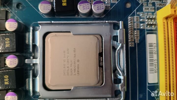 Материнская плата gigabyte + intel 2quad
