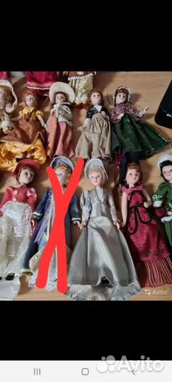 Коллекция керамических кукол