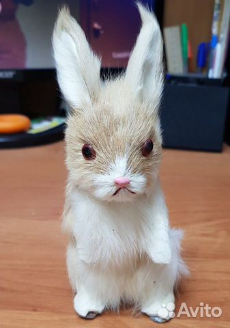Продам фигурки животных из натурального кролика