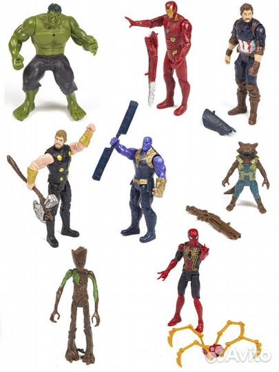 Фигурки супер героев 6 в 1