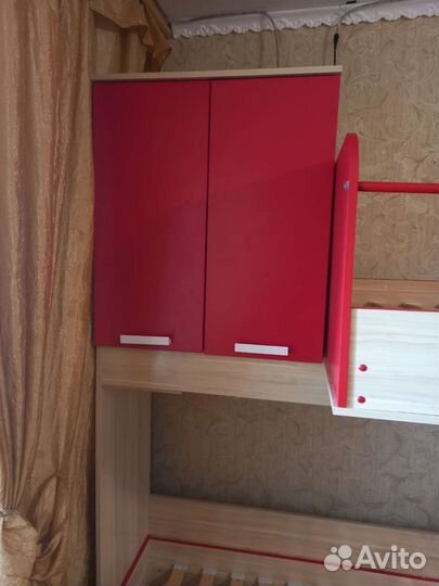 Кровать двухьярусная детская б/у