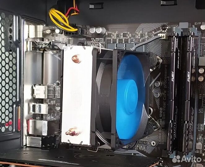 Кулер для процессора DeepCool 775/1155/am3+ медный