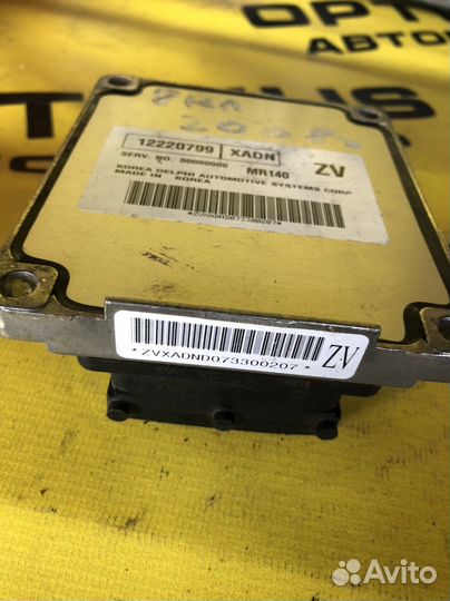 Блок управления двигателем Chevrolet Lanos