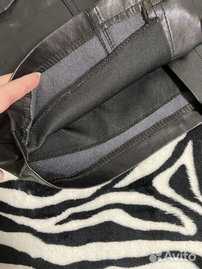 Кожаная юбка