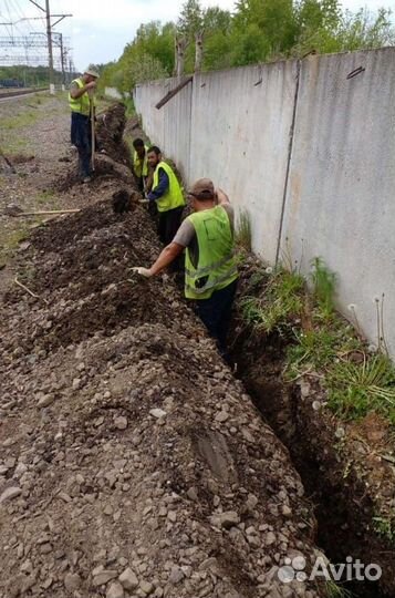 Земляные работу вручную