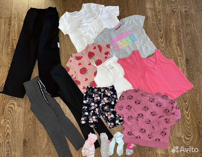 Пакет вещей для девочки 128 134
