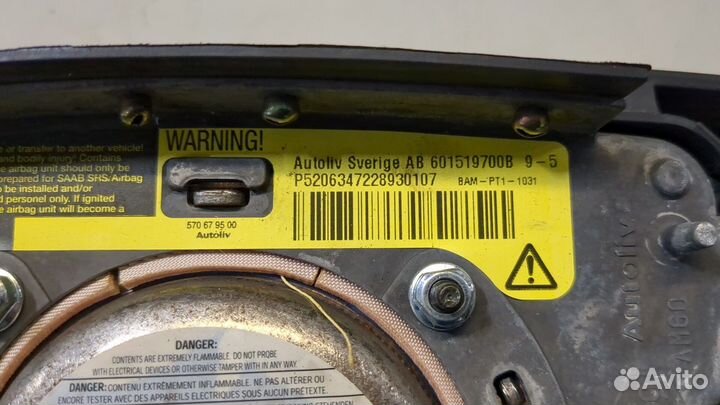 Подушка безопасности водителя Saab 9-5, 2002