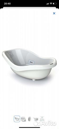 Ванночка для купания с термометром