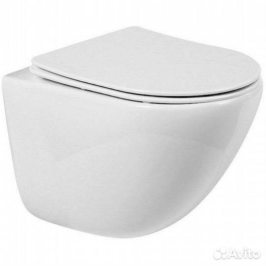 Комплект унитаза BelBagno Amanda BB051CHR+BB051SC