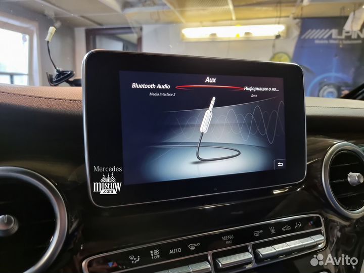 Потолочный монитор Мерседес V-Class W447