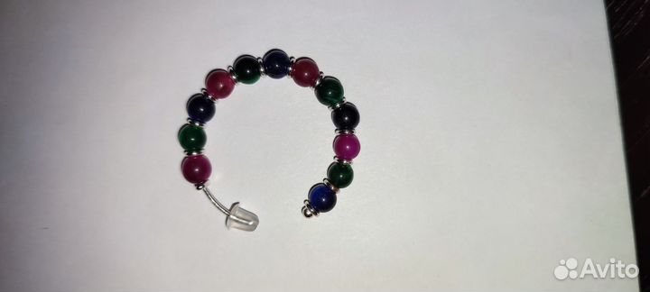 Серьги серебро