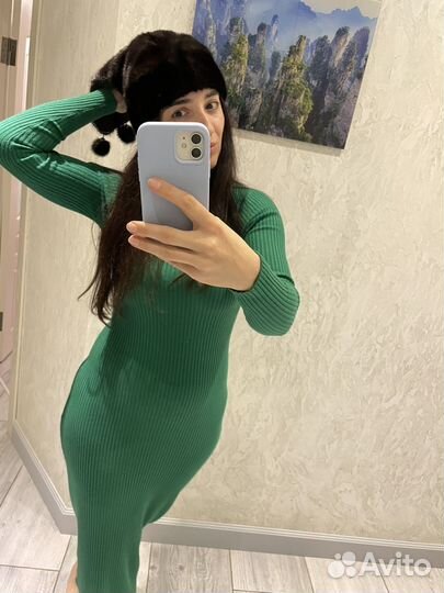 Шапка норковая женская 56