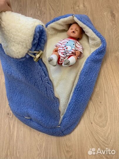 Зимний конверт в коляску