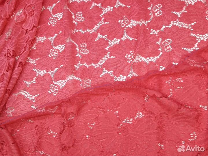 Кружевное полотно гипюр. Отрез