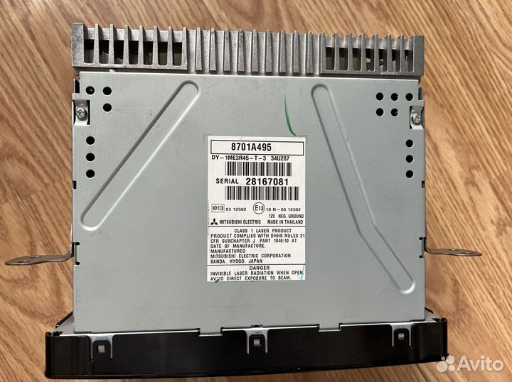 Штатная магнитола (гу) Outlander 3, Lancer, Asx